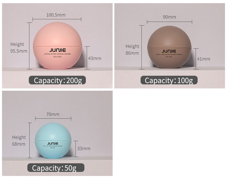 Custom All PP 200g 100g 50g Macaron Cream Jar with Matte Finish for Body Lotion, Face Body Scrub Butter Container Jar Hair Mask