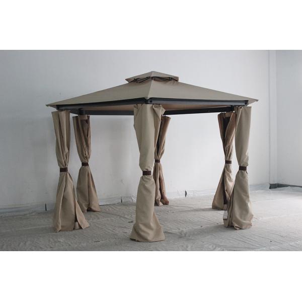 2*2*2.8M PVC Coated Gazebo with Curtain and Mosquito Net from Top Gazebo Manufacturers
