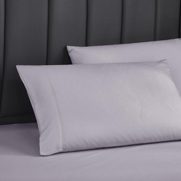 Hotel Collection White King Cotton Pillowcase for Queen Bed Sheet Set in Luxury White