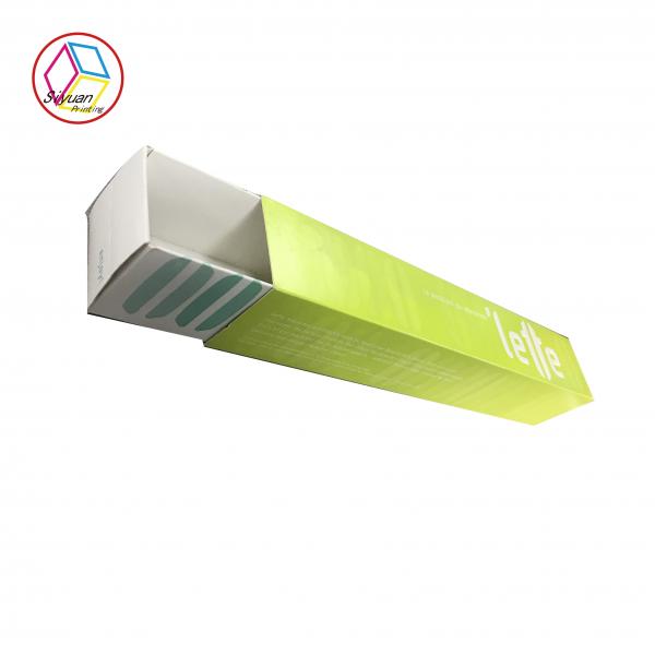 Deslizar el empaquetado de la magdalena de la categoría alimenticia del rectángulo encajona color de CMYK