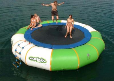 Exciting 40kg - 200kgs Inflatable Water Toys , Air Bouncer Water Trampolin Waterproof / Fire Retardant