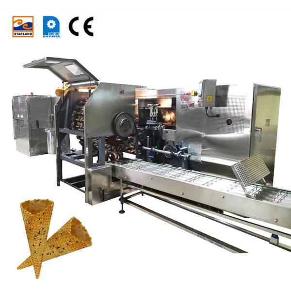 Создатель конуса мороженого нержавеющей стали автоматический многофункциональный подвергает 55 печь шаблонов механической обработке