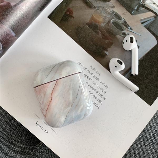 Marble hard PC anti shock anti dust protect case cover for Apple airpods