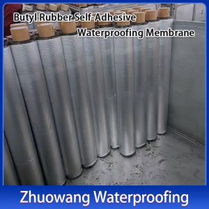 Rubber Butyl Sheet Waterproofing Roll Self Adhesive 10m-20m