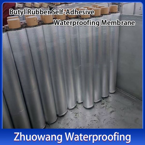 Rubber Butyl Sheet Waterproofing Roll Self Adhesive 10m-20m