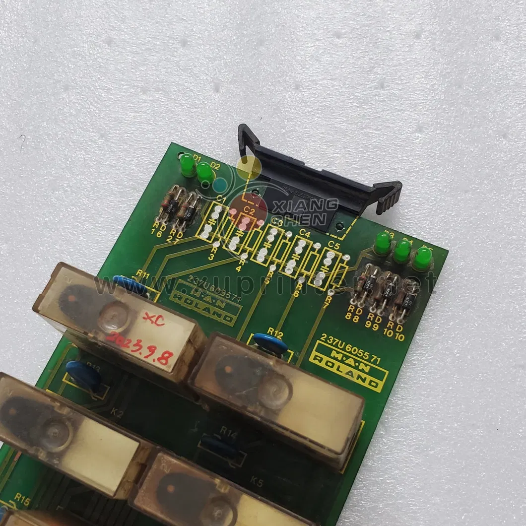 Original 237u605571 Relay Circuit Board for Man Roland 700 Offset Press Parts