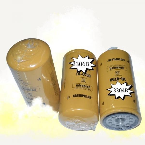 Máquina escavadora Fuel Oil Filter 1R-0750 do elemento do motor para 3306B 3304B