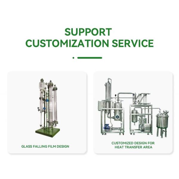 Compact Falling Film Evaporation Concentrator for Industrial Production