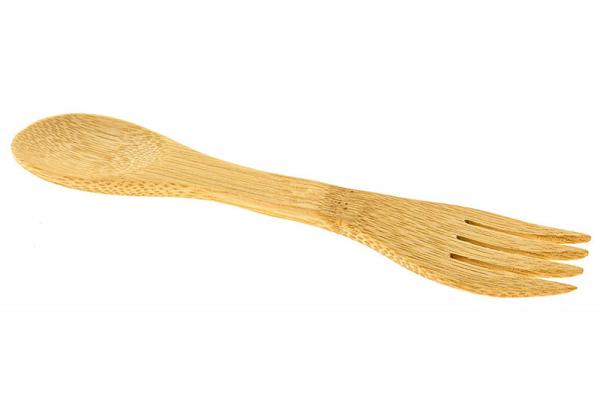 Fashionable Customized Bamboo Spoon Set Sporks , 100% Bamboo Eating Utensils