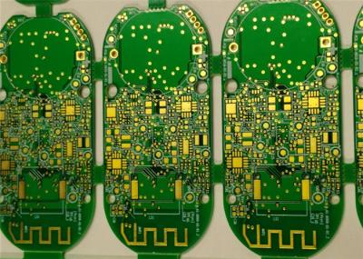FR4 verde da superfície HASL/ENIG de 2OZ 3layer 2U material de”/controle azul BGA da impedância dos furos cegos do PWB do soldermask HDI