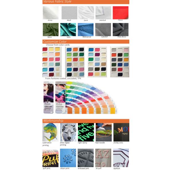 фуфайка 320gsm шеи экипажа людей 280gsm упрощает слишком большие фуфайки