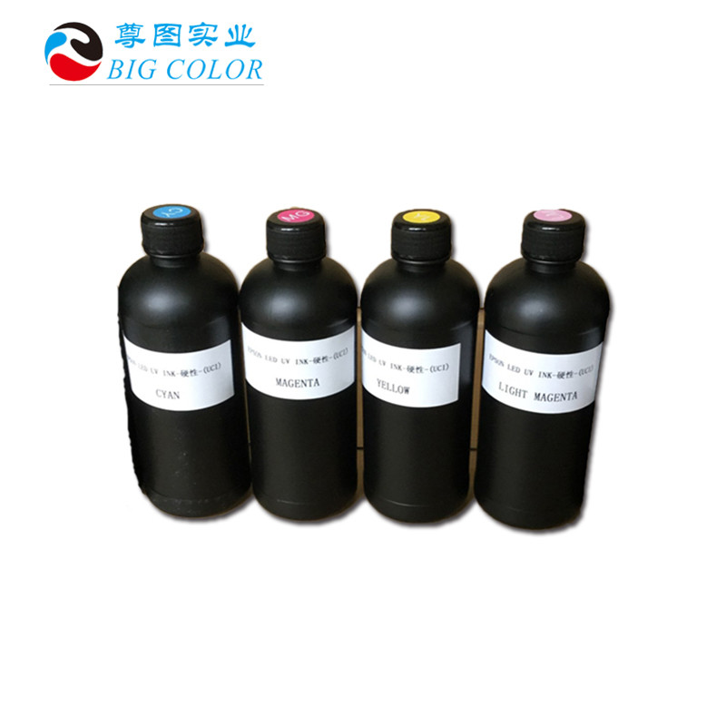 Shelf life 6months CMYK W varnish uv ink for tx800 Affordable printing solution