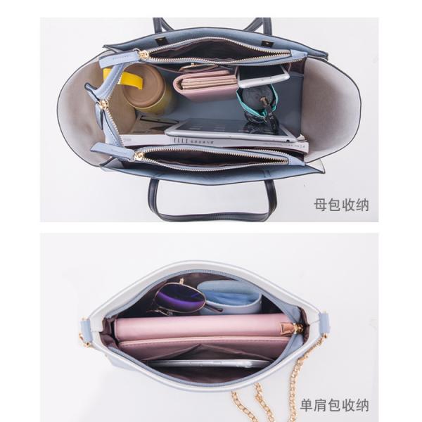 Customized Logo Fashion Simple Mother Bag Three-piece Portable Tote Bag for Fashion