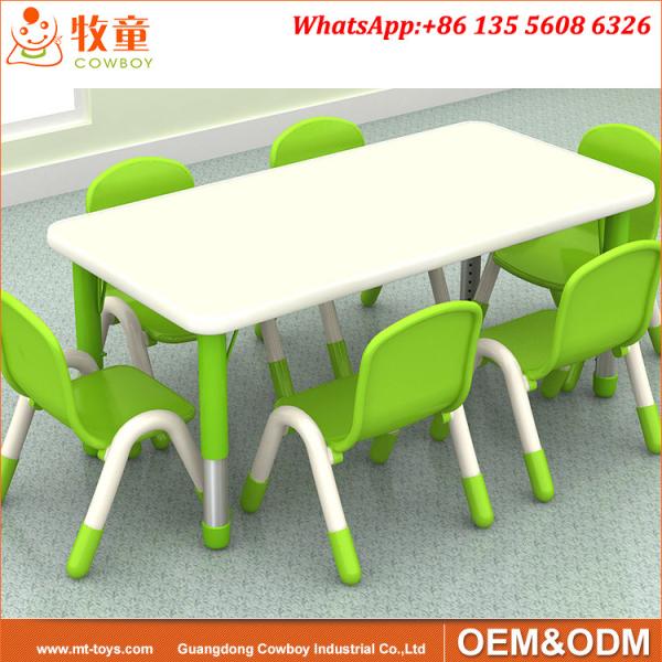 MDF Material Flower Shape Kindergarten Preschool Furniture Children Tables for Pre school