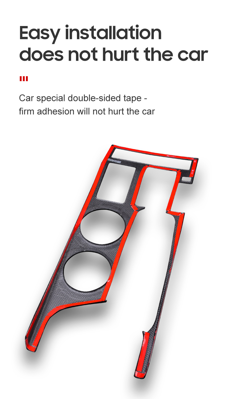 Dry Carbon Fiber Car Shift Panel Cover for Lexus RC 2015-2019 Year