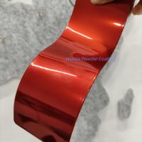 Peinture de revêtement en poudre de polyester rouge pour revêtement métallique