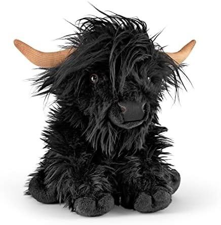 Brown Stuffed Animal | Farm Toy with Sound | Soft Toy Gift for Kids | Naturli Eco-Friendly Plush | 9 Inches