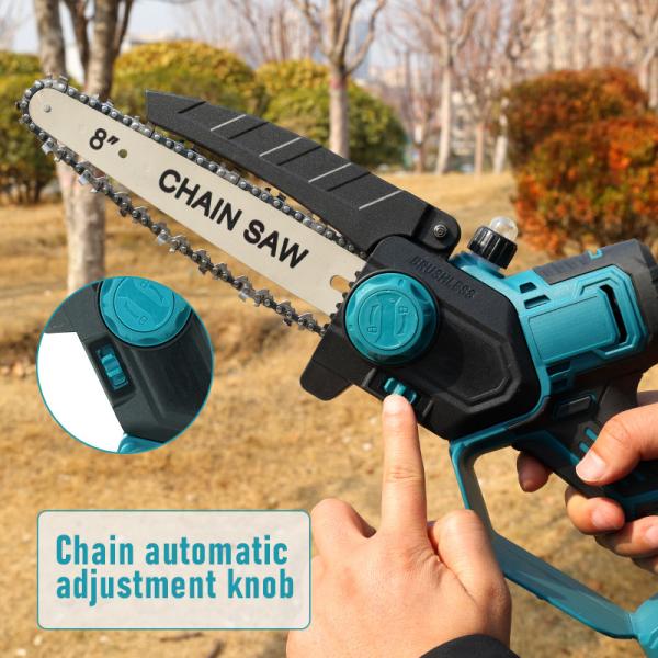 Factory Supply 8 Inch Electric Saw Battery Lithium Chain Saw Portable Cordless Mini Electric Chainsaw