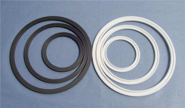 Low Friction PTFE Machined Parts , PTFE O Ring High Temperature Resistance