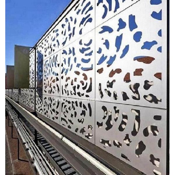 Heat Insulation Fence Aluminium Solid Panel ISO9001 Certification