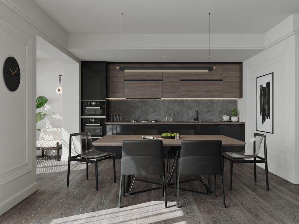 Bibliothèque combinée en laque blanche, armoires de cuisine en bois, armoire de cuisine modulaire