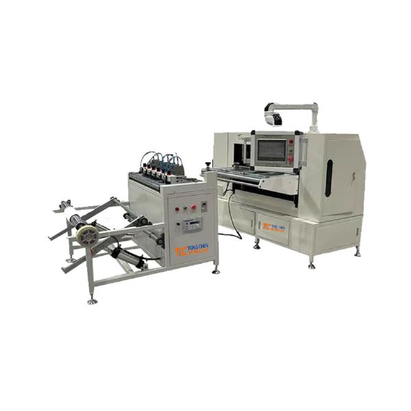 High Speed Fully Automatic Knife Tape Pleating Machine For Filter Media Production Line