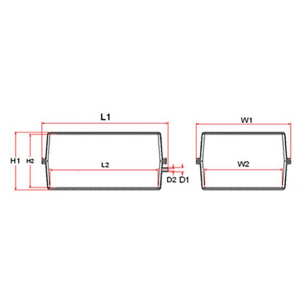 Waterproof Solar Street Light Battery Underground Box 12v 24v  48v Easy Installation