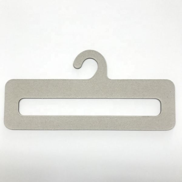 Customized Color Kraft Cardboard Hanger Non Slip For Fabric Sample Display