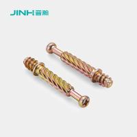Boulons de connexion minifixes en acier de 40 mm avec cam, connecteur de meubles pour meubles en panneau