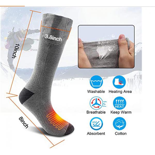 размер носков 8×10×3.8inch батареи 4000mah перезаряжаемые электрический нагретый