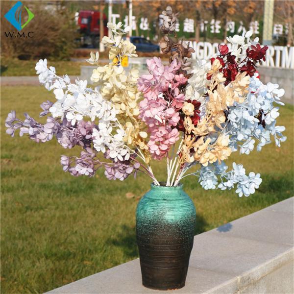 Peanut Leaf Artificial Flower Bouquet Plastic Material For Wedding Scene Setting