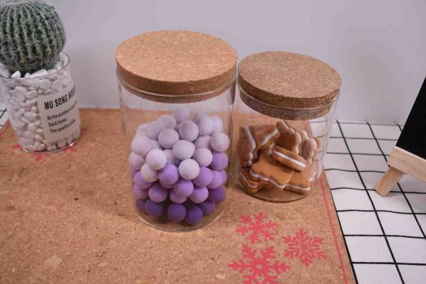 Tapered Shape Natural Cork Lids For Kitchen Sealing Glass Storage Jars