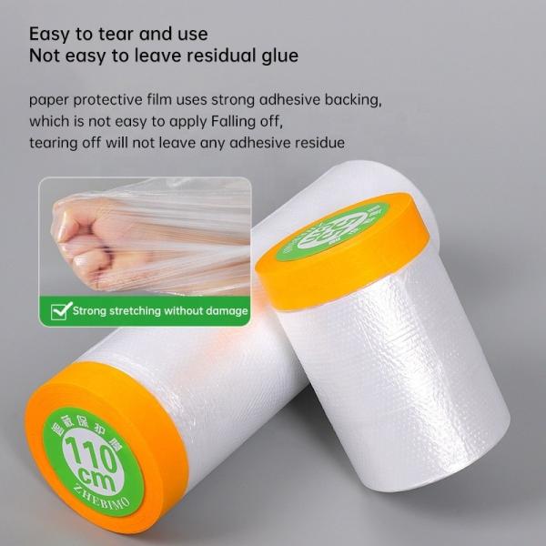PaintingHot sale products Speedy Film Masking Film for Painting Masker Length 10m-25m