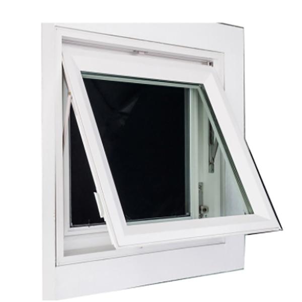 Fim SKATE Preto e Branco Duplo Vidrado Alumínio Alloy Awning Windows com 8-Way Seal