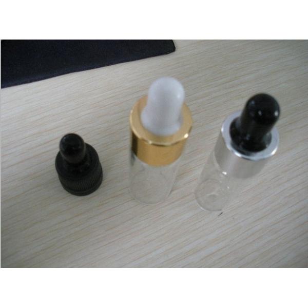 Custom 5ml,10ml,15ml Perfume Glass Pipette Droppers with Plastic Cap, ISO9001:2000