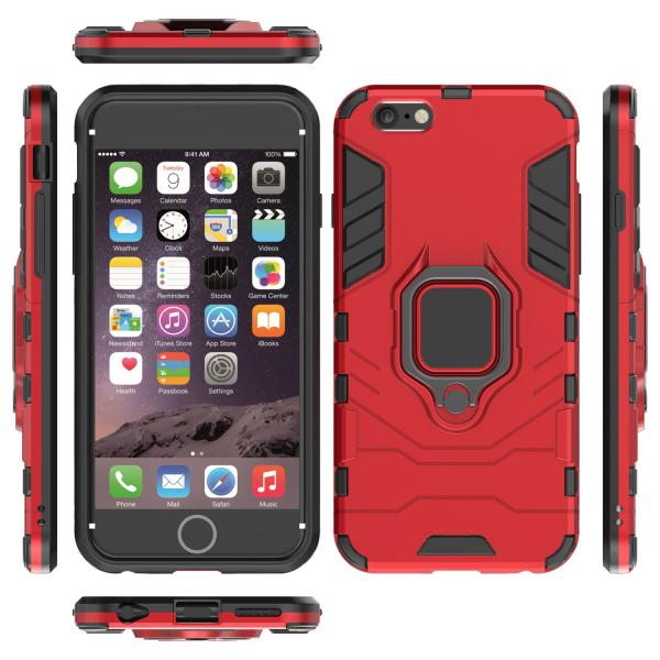 Armor Shockproof Case For iPhone 6, 6s Finger Ring Holder Phone Cover Coque
