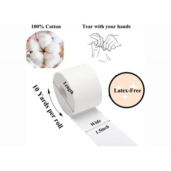 Private Logo Oem Printed Athletic Sports Tape Cotton Customized Printing