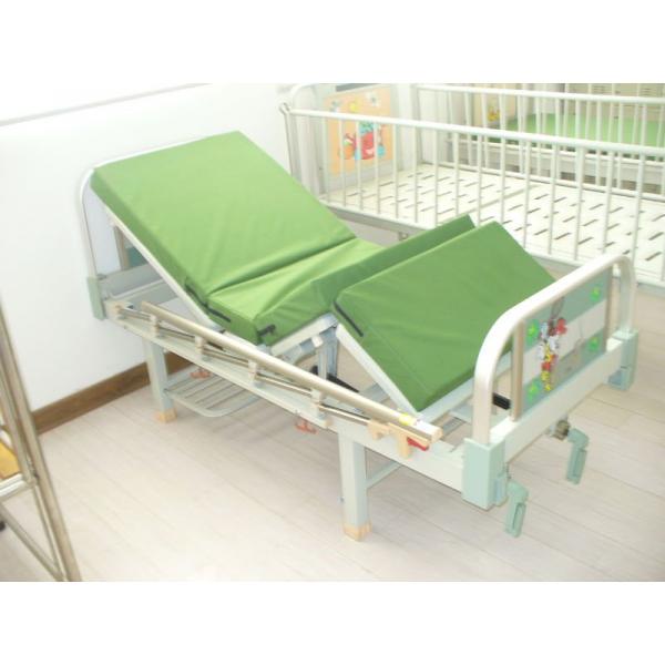 Metal Punching Bed Surface Double Crank Children Hospital Baby Beds with 2 Functions (ALS-BB011)