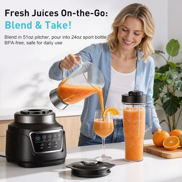 Food Processor & Vegetable Chopper For Slicing, Shredding, Mincing, And Puree,