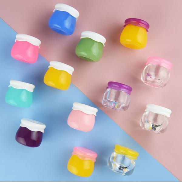 10g Acrylic Cosmetic Jars Cute Lip Balm Containers Acrylic Honey Fruit Shape
