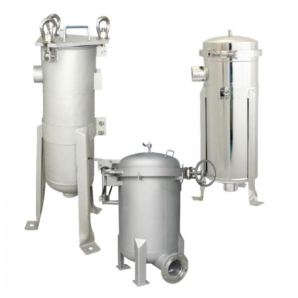 Sturdy High Pressure Stainless Steel Bag Filter Housing ISO 9001