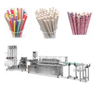 Papier biodégradable jetable Straw Machine For Drinking de 8 coupeurs
