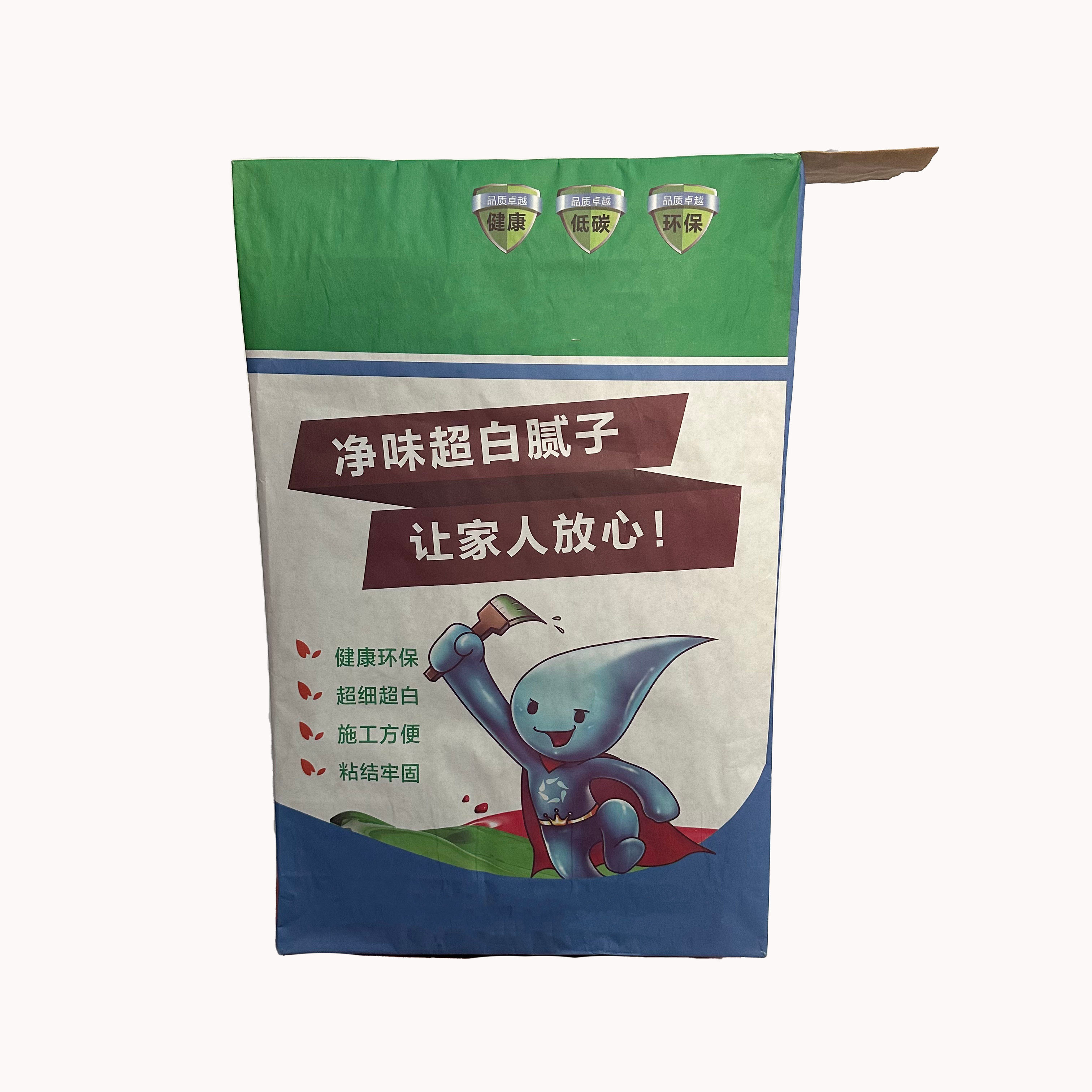 Heavy Duty Multiwall Kraft Paper Bags Customized For Bulk Material Handling