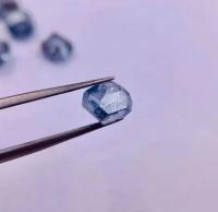 Fancy Bule pedra de diamante bruto VVS HPHT azul diamante bruto para pedras preciosas