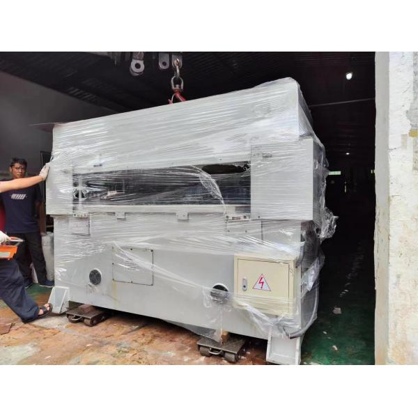 Использованная 150Т белая гидравлическая стальная режущая машина для пластиковой пленки и лазера