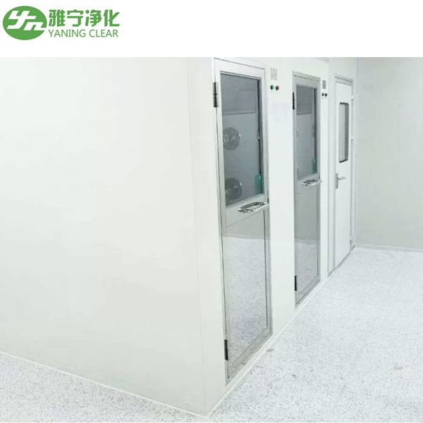 YANING GMP Standard Stainless Steel Air Shower With Electromagnetic Interlock for Clean Room Use