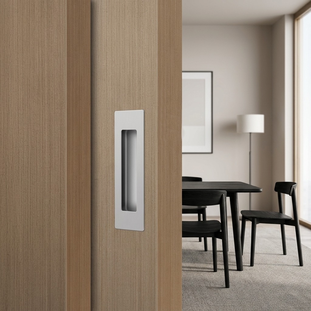 High Quality Sliding Door Flush Pull Handles Stainless Steel 304 Custom Size