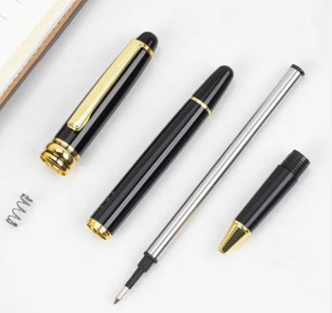 Neutral Pen High quality Metal Pen, Advertising Pen with Customized logo Black Metal ballpoint Pen