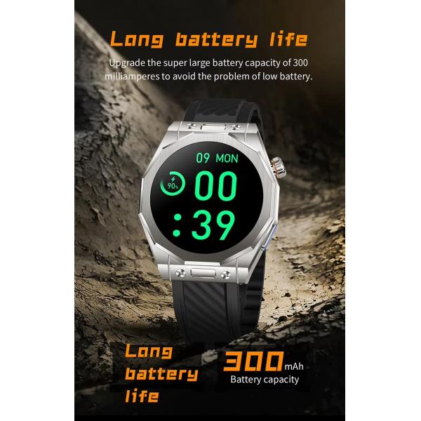 Body Temperature Bracelet Smart Watches For Outdoorsmen Z83max 1.52 Inch Screen