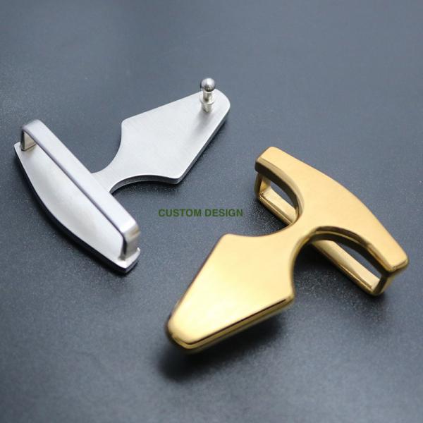 Серебряная нержавеющая сталь персонализировала соединитель фермуара металла пряжек пояса